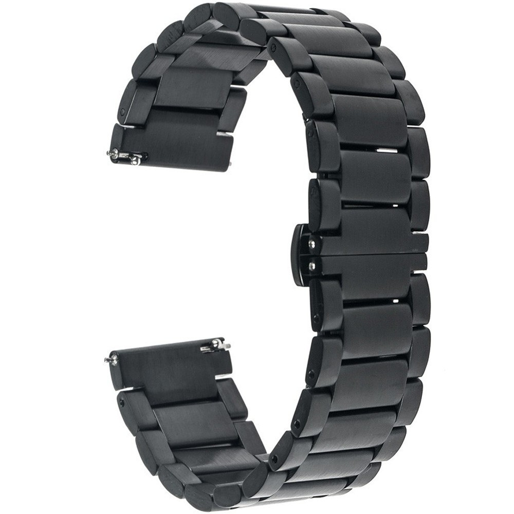 Curea ceas Smartwatch Samsung Galaxy Watch 4, Watch 4 Classic, Gear S2,  iUni 20 mm Otel Inoxidabil, Black | Okazii.ro