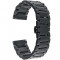 Curea ceas Smartwatch Samsung Galaxy Watch 46mm, Samsung Watch Gear S3, iUni 22 mm Otel Inoxidabil, Black