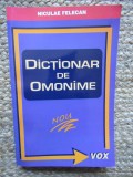 Niculae Felecan - Dictionar de omonime