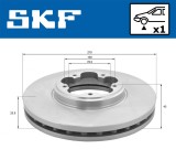 SKF VKBD 80123 V1 Disc frana