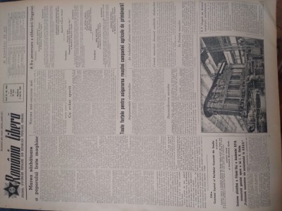 ZIAR ROMANIA LIBERA 4 APRILIE 1953 foto