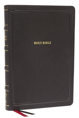 Nkjv, Deluxe Thinline Reference Bible, Large Print, Leathersoft, Black, Thumb Indexed, Red Letter Edition, Comfort Print: Holy Bible, New King James V foto