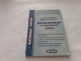 GHID DE PREGATIRE BACALAUREAT. MATEMATICA M1 -M2-M3 - 2004 L.SAVU..RF17/1
