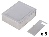 Carcasă de Oțel cu Compartiment 68x83x28mm