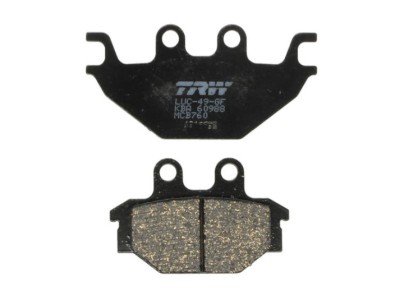 Set placute frana spate Yamaha MT 125 14-, YZF-R 125 08- 18 foto