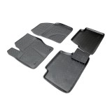 Set de 4 covorase cauciuc 3D stil tavita premium pentru Ford C-MAX, Grand C-MAX 2010-2019, Recambo