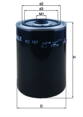 Filtru combustibil MAHLE KC197 foto