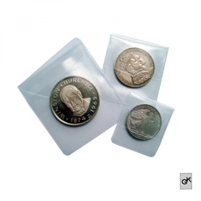 SAFE - pachete individuale pentru monede - 50 bucăți, 65 x 65 mm