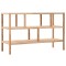 Gossi raft de baie, 100 x 40 x 65 cm, lemn de nuc masiv