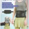 Centura de slabit, tip corset, refacere postnatala, compresie dubla, talie si abdomen, corector postura, Gri, 105cm