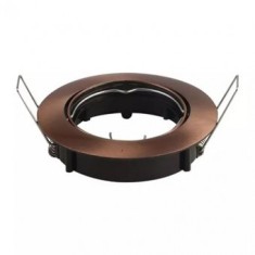 CORP SPOT ROTUND GU10 BRONZE