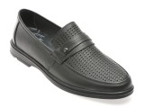 Cumpara ieftin Mocasini SHOWMAN negri, SH5101, din piele naturala