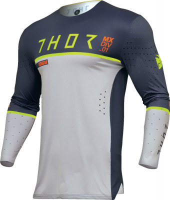 Tricou atv/cross Thor Prime Ace, culoare bleumarin/gri, marime XL Cod Produs: MX_NEW 29107668PE foto