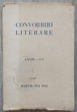 Convorbiri Literare// numerele 3-5, martie-mai 1935