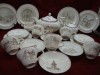 SET / SERVICIU DIN PORTELAN ENGLEZESC WEDEGOOD OF ETRURIA BARLASTON