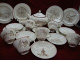 SET / SERVICIU DIN PORTELAN ENGLEZESC WEDEGOOD OF ETRURIA BARLASTON
