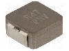 Bobina 0,47&micro;H, {{Montare}}, {{Dimensiuni corp}}, Seria {{Seria producatorului}}, KEMET - MPXV1D0840LR47