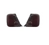 Stop spate, lampa Fiat 500 (312), 03.2007-08.2015, model tuning, montare spate, stanga+dreapta, P21W+PY21W+R10W; rosu, fumuriu; cu soclu bec; tuning;