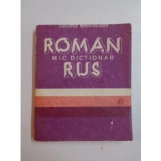 MIC DICTIONAR ROMAN - RUS de TATIANA MEDVEDEV , 1989