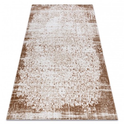 Covor acril VALS 0W9990 H02 48 Abstracțiune ornament fildeş / cupru, 160x230 cm foto