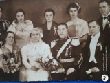 militari , ofiteri , cu sotiile , fotografie interesanta, ANII 1936-1943 , REGALITATE ROMANIA