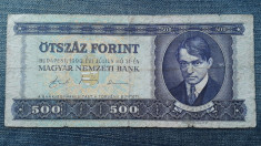 500 Forint 1990 Ungaria / Ady Endre / seria 027971 foto