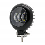 Proiector auto/moto 3LED, 30W, 10/30V, 6000K, lupa, rotund