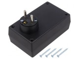 Carcasă Alimentator ABS Neagră 71x120x45mm