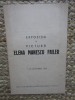 CATALOG EXPOZITIE PICTURA ELENA MANESCU FAILER 1-14 OCTOMBRIE 1968