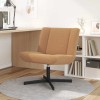 VidaXL Scaun pivotant Bej 63 x 75 x 76 cm Piele de Oaie