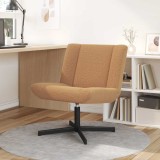Cumpara ieftin Scaun pivotant Bej 63 x 75 x 76 cm țesătură