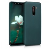 Husa pentru Xiaomi Pocophone F1, Silicon, Verde, 46368.14, Carcasa, Kwmobile