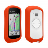 Husa GPS Kwmobile pentru Garmin Edge Explore 2, Portocaliu, Silicon, 60114.29
