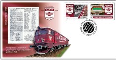 ROMANIA -100 ani -2023 Clubul Sportiv Rapid - FDC - Plic prima zi LP 5/2423