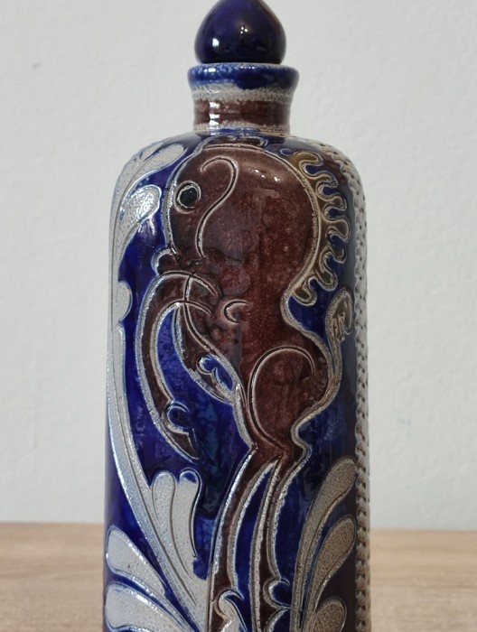LICHIDARE ! Westerwald, recipient / decantor modernist din gresie , anii 60 -
