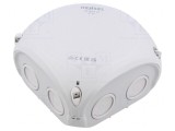 Cutie de conexiuni IP66 130x130x77mm Gri