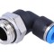 Racord 90&deg; Push-In 8mm 0,95-6bar -10&divide;80&deg;C