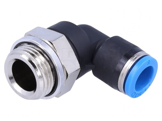Racord 90&deg; Push-In 8mm 0,95-6bar -10&divide;80&deg;C