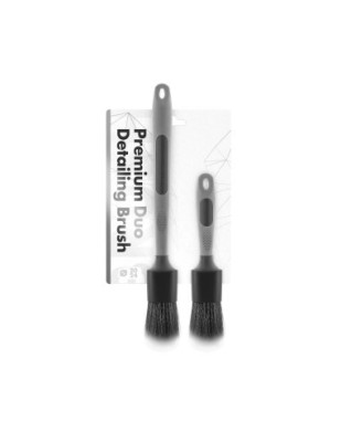 Pensulă detailing Chemicalworkz Ultra Soft Duo Brush Set 2 buc 20+24mm Gri foto
