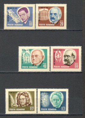 Romania.1967 Aniversari personalitati XR.549 foto