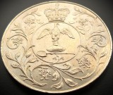 Moneda jubiliară 1 CROWN - ANGLIA, anul 1977 * cod 5428 = excelentă