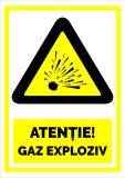 Semn pentru gaz exploziv