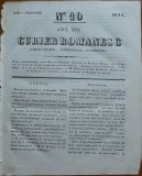 Cumpara ieftin Curier romanesc , gazeta politica , comerciala si literara , nr. 10 din 1844
