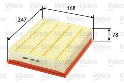 VALEO 585018 Filtru aer foto