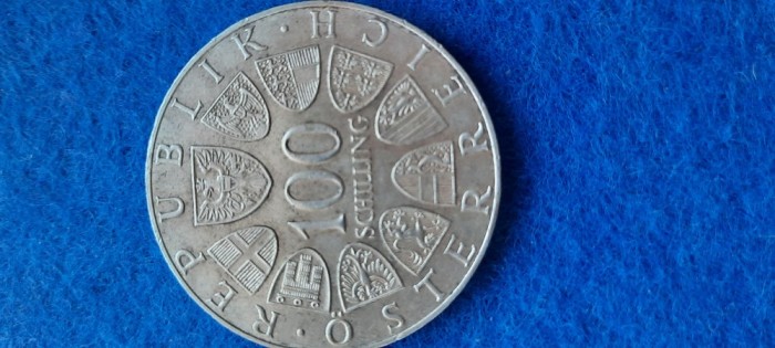 AUSTRIA 100 SCHILLING 1977