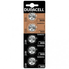 Set 5 baterii cu litiu Duracell CR2032 DL2032 ECR2032 HSDC Mini