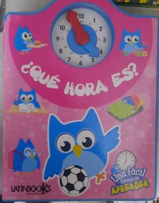 Que hora es? ( C&amp;acirc;t este ceasul? - carte in limba spaniola ) foto
