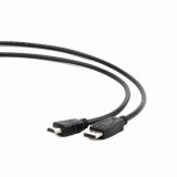 CABLU video GEMBIRD, adaptor DisplayPort (T) la HDMI (T), 1m, negru, &quot;CC-DP-HDMI-1M&quot; (timbru verde 0.08 lei)