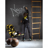 Noordwand Tapet &bdquo;Good Vibes Chalkboard Brick Wall&rdquo;, negru si gri GartenMobel Dekor, vidaXL
