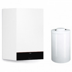 Centrala termica in condensare Viessmann Vitodens 100-W B1HF 32 kW, cu boiler bivalent 300 litri